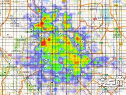 ofo小黃車(chē)熱力圖