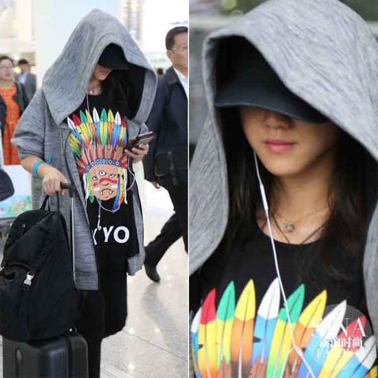 變身嘻哈辣媽的湯唯，感覺隨時能給大家來段饒舌