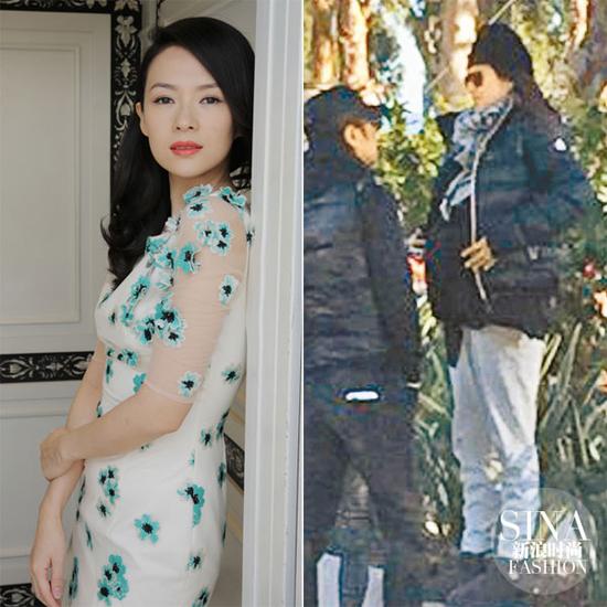 章子怡懷孕后，這帽子戴的也太奇特