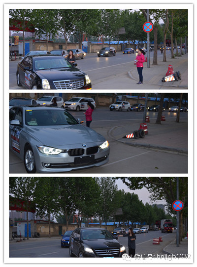 七點二十左右，43輛車分批駛?cè)電W斯卡汽車影院并領(lǐng)取電影票。