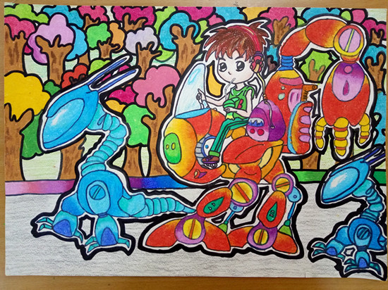 韓恩源《智能行走觀光機器人》輔導(dǎo)教師：時尹航（工一?。? oldsrc=