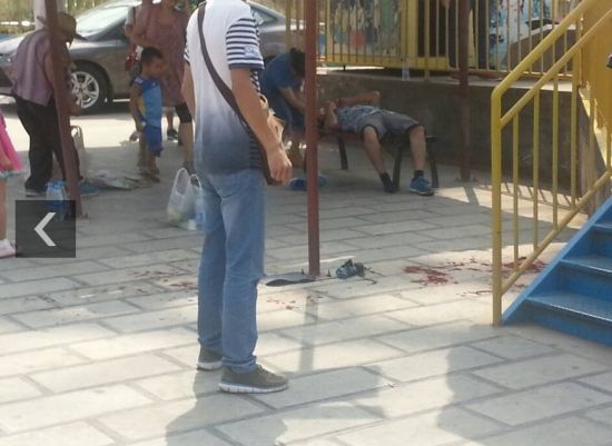 游客被激素風車甩出受傷。