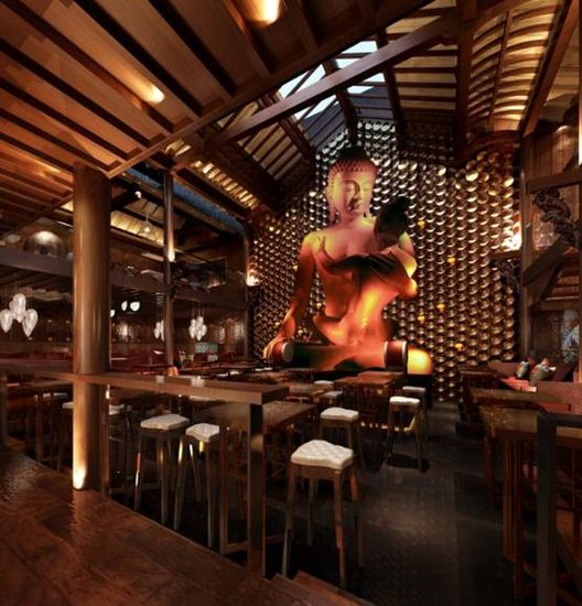 佛像“助陣”酒吧，爭議炸開鍋