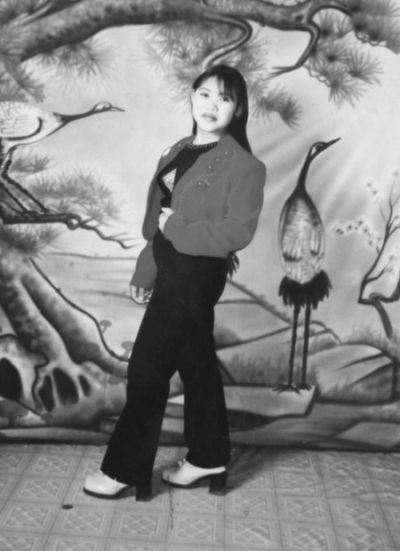 　錢家保存的錢仁鳳年輕時(shí)的照片。