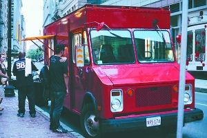 “無(wú)二烤肉”營(yíng)業(yè)現(xiàn)場(chǎng)。