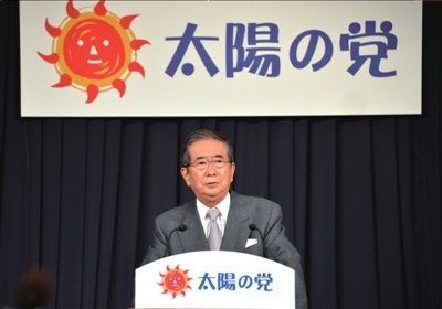 13日，日本東京，石原慎太郎召開新聞發(fā)布會(huì)，正式宣布新黨成立。圖/東方IC