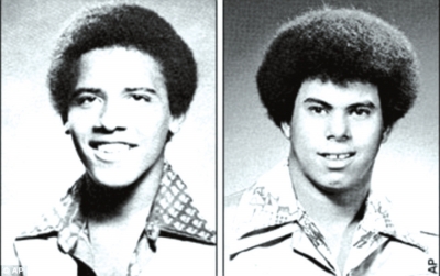 奧巴馬（左）與卡庫嘎瓦（右）高中紀(jì)念冊(cè)中的照片，當(dāng)時(shí)他們非常要好。