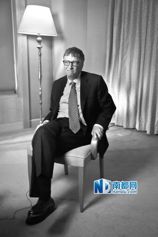 比爾·蓋茨接受美國《滾石》雜志專訪。