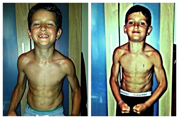 年僅8歲的布蘭登·布萊克因其完美的身型，被贊為迷你版的阿諾德·施瓦辛格。