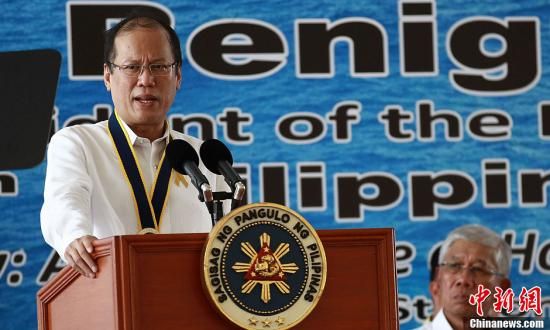 　　資料圖：菲律賓總統(tǒng)阿基諾。中新社發(fā) Malacanang 攝