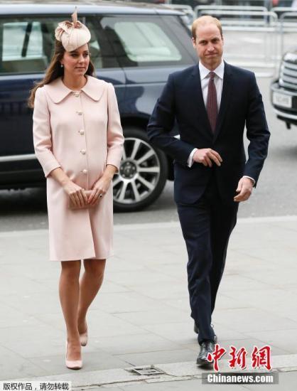 當(dāng)?shù)貢r(shí)間2015年3月9日，英國(guó)倫敦，威斯敏斯特大教堂，英國(guó)皇室參加英聯(lián)邦紀(jì)念儀式。