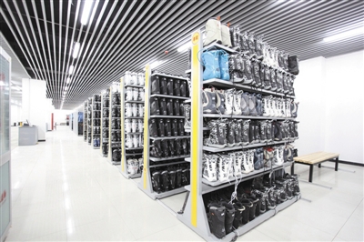 云頂大酒店內(nèi)的雪具大廳。