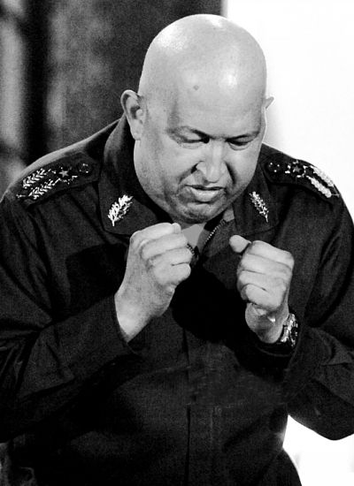 去年選舉期間，查韋斯造勢資料圖。