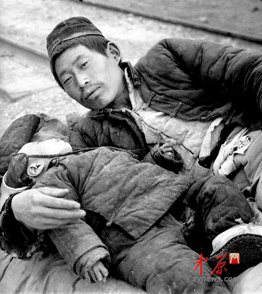 饑荒受災(zāi)者，父與子