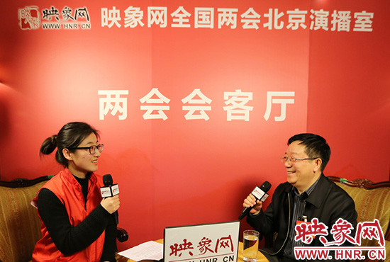 全國人大代表鄭永和做客映象網(wǎng)全國兩會北京直播室。