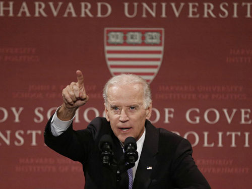 美國(guó)副總統(tǒng)拜登。資料圖