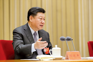 2017年12月28日至29日，中央農(nóng)村工作會(huì)議在北京舉行。習(xí)近平在會(huì)上發(fā)表重要講話。新華社記者 丁林 攝