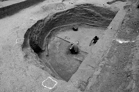 浚縣黎陽倉考古發(fā)掘現(xiàn)場。 張志嵩　攝