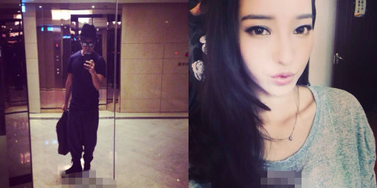 歐弟微博承認結(jié)婚曬老婆美照。