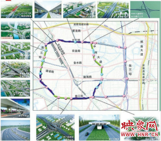 三環(huán)快速化工程方案圖。