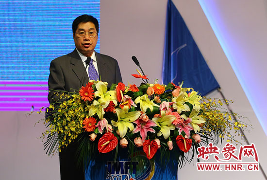 聯(lián)合國世界旅游組執(zhí)行主任祝善忠演講。