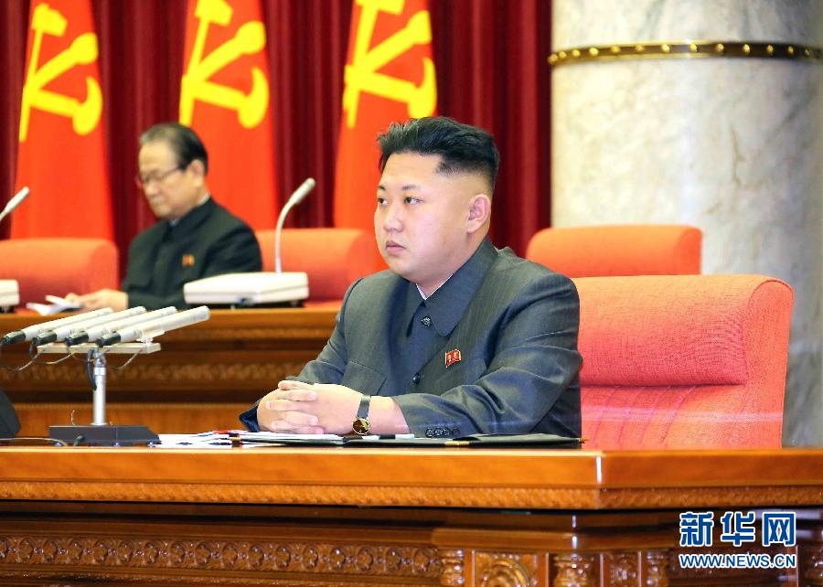 12月8日，在朝鮮平壤，朝鮮勞動黨第一書記金正恩出席并指導(dǎo)朝鮮勞動黨中央政治局?jǐn)U大會議。