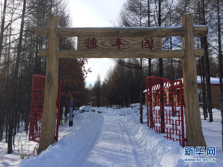 北山一隅的穗豐園（2013年12月8日攝）。新華社記者程子龍攝