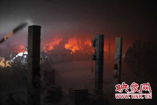 火災(zāi)現(xiàn)場(chǎng)