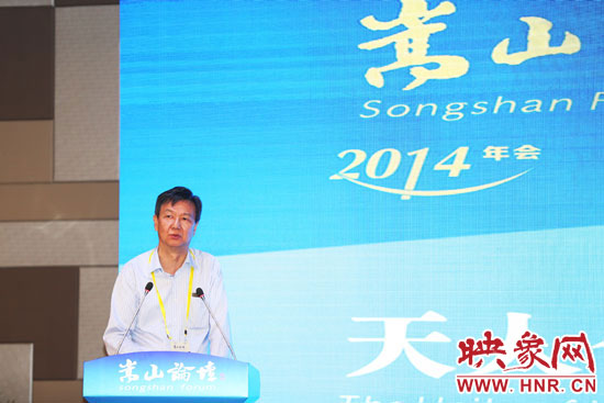 國(guó)務(wù)院發(fā)展研究中心原副主任、研究員盧中原演講。