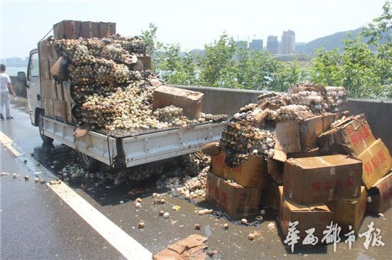 高速路上貨車自燃 近2萬(wàn)枚鮮雞蛋被烤熟 高速路上貨車自燃 近2萬(wàn)枚鮮雞蛋被烤熟