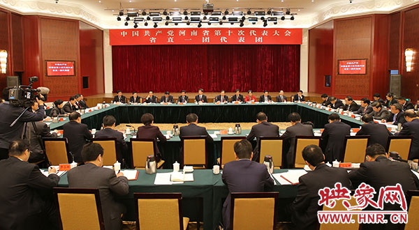 陳潤兒參加省第十次黨代會省直一團代表團審議