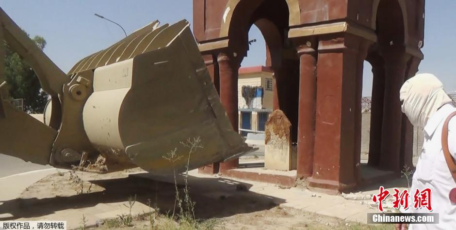 伊拉克極端組織摧毀至少10座神廟及清真寺 伊拉克極端組織摧毀至少10座神廟及清真寺