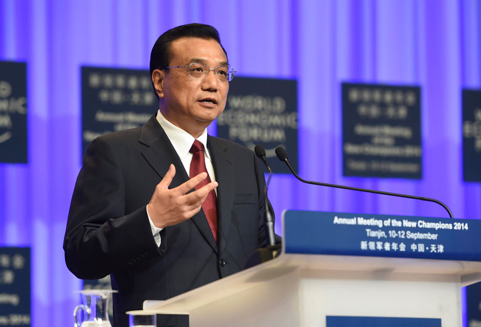 李克強(qiáng)總理出席夏季達(dá)沃斯論壇并發(fā)表開(kāi)幕式致辭。