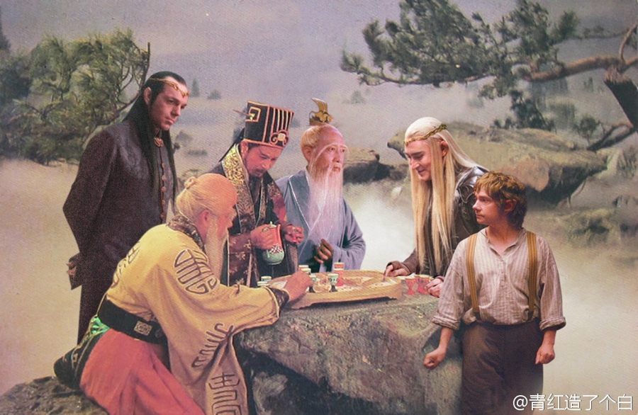 網(wǎng)友PS“中土東土聯(lián)誼會” 畫風(fēng)優(yōu)美毫無違和感 網(wǎng)友PS“中土東土聯(lián)誼會” 畫風(fēng)優(yōu)美毫無違和感