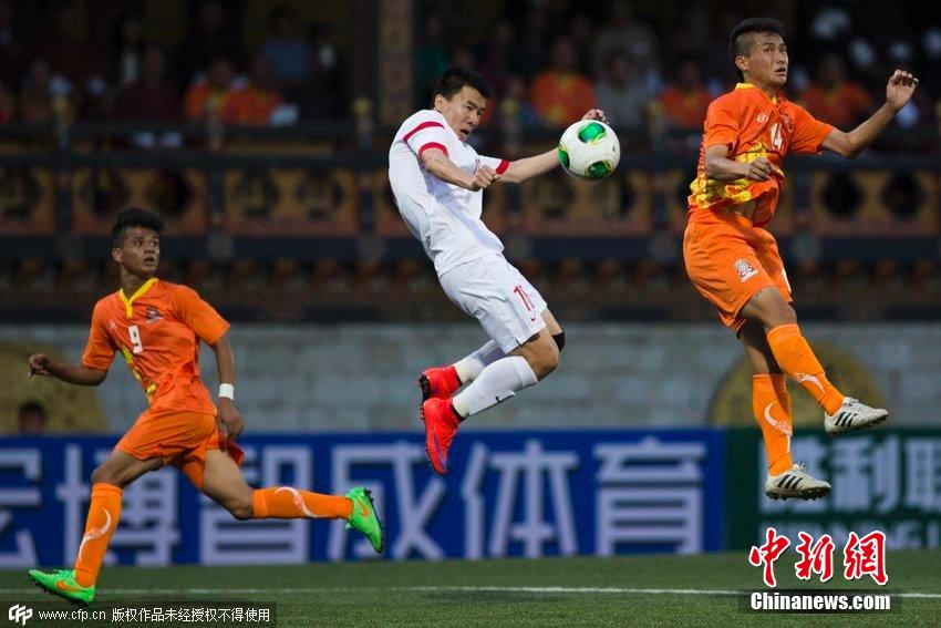 2018世界杯預(yù)選賽：中國(guó)6-0橫掃不丹 贏得開門紅