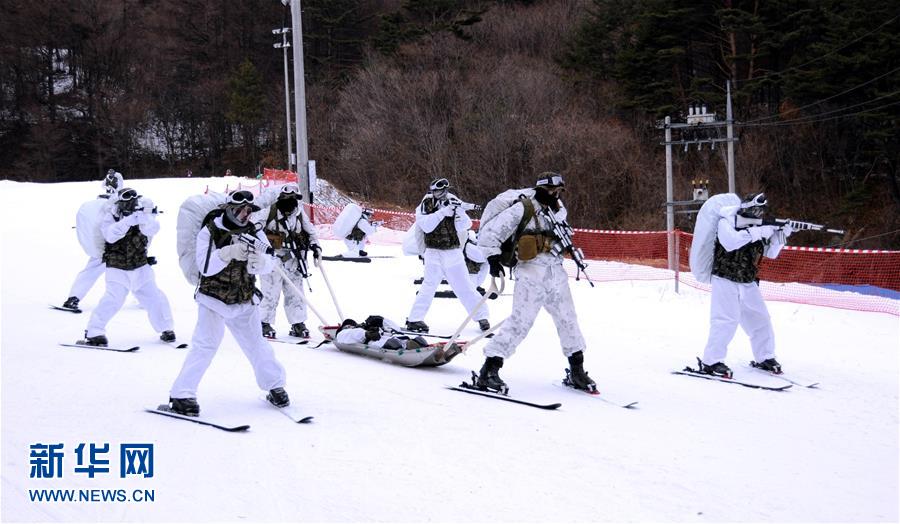 韓美舉行極寒雪地聯(lián)合訓練(高清組圖)