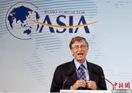 資料圖：美國首富比爾·蓋茨。中新社發(fā) 張浩 攝