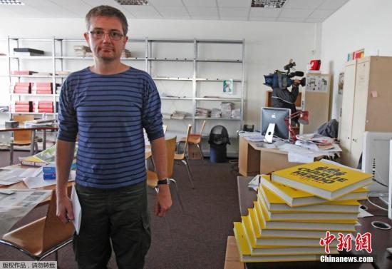 圖為昔日法國《查理周刊》雜志社總部內(nèi)景。