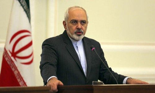 伊朗外交部長(zhǎng)扎里夫。