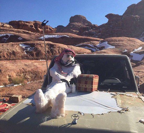 　一位宗教學(xué)者稱堆雪人褻瀆伊斯蘭教，引發(fā)眾多網(wǎng)友不滿。（網(wǎng)頁(yè)截圖）