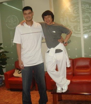 當姚明夫婦遇見陸毅夫婦，一不小心，信號又滿格了~