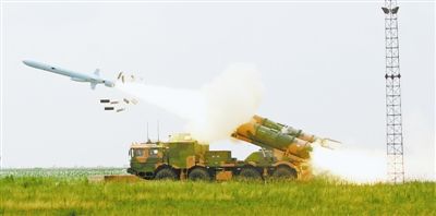 導彈發(fā)射。林曉營攝