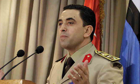 資料圖:埃及武裝部隊(duì)發(fā)言人艾哈邁德·阿里 資料圖:埃及武裝部隊(duì)發(fā)言人艾哈邁德·阿里