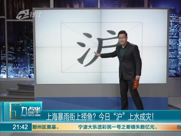上海暴雨街上能撈魚？