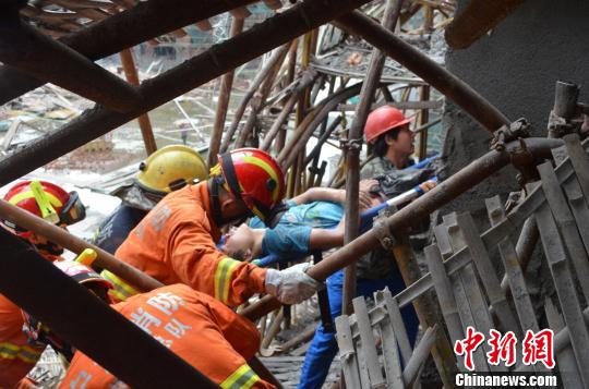 事故現(xiàn)場。丁強 攝